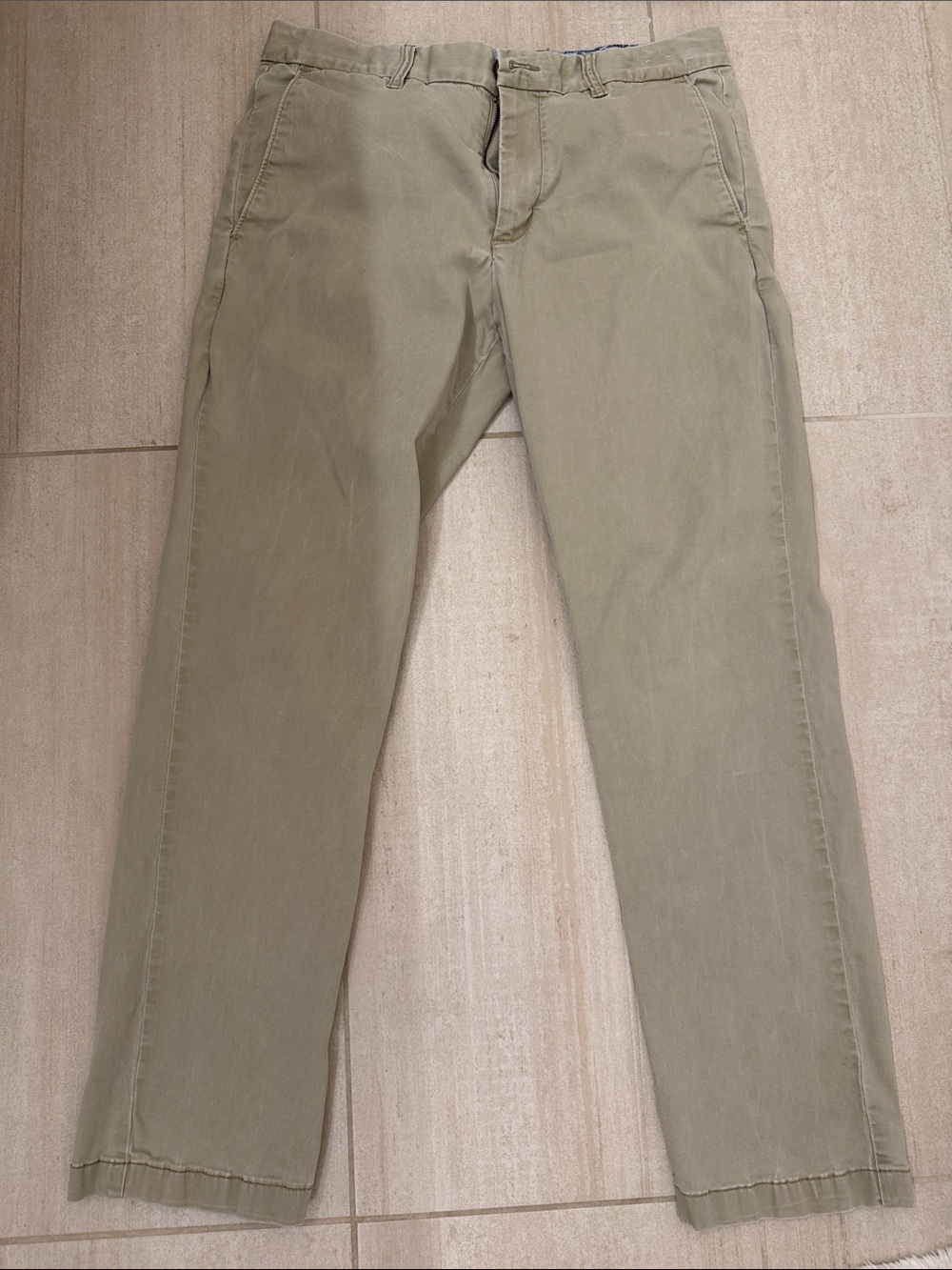 Tommy Bahama Olive Green Classic Straight Chinos